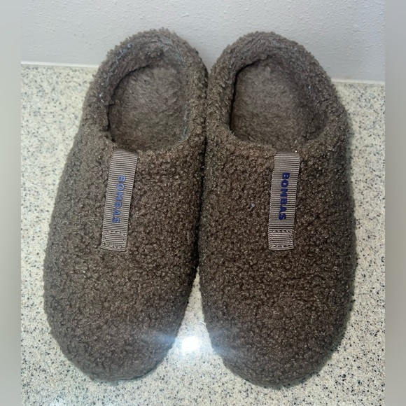 Bombas Shoes - Bombas Dark Brown Sherpa Slippers